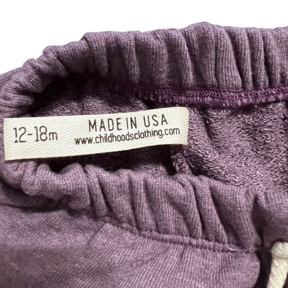 Childhoods 12-18m Purple Shorties Shorts - Picture 6 of 6